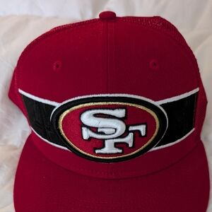 Men's San Francisco 49ers New Era Scarlet Tonal Band 9FIFTY Snapback Hat